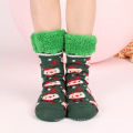 Customized Non-slip Sherpa-lined Winter Slipper Socks